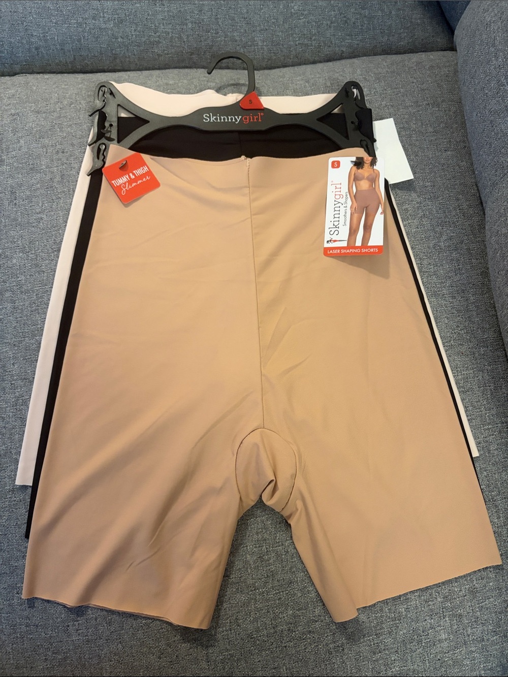 Skinnygirl Nude/Beige Laser Shaping Shorts